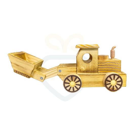 Wooden JCB Toy | Handmade Wooden Construction Truck for Kids