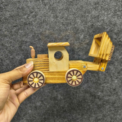 Wooden JCB Toy | Handmade Wooden Construction Truck for Kids