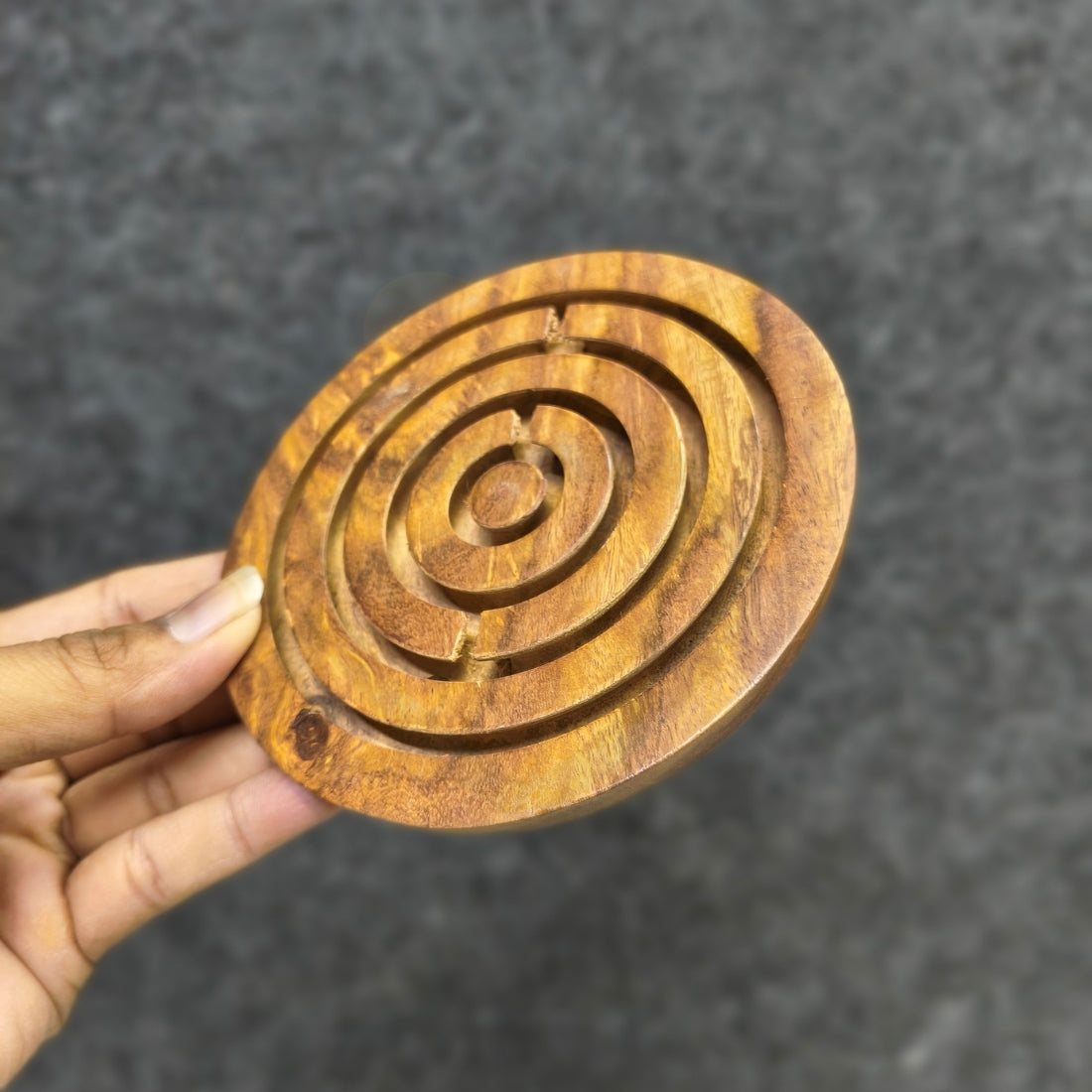 Wooden Labyrinth Game | Handmade Wooden Maze Puzzle Board Game