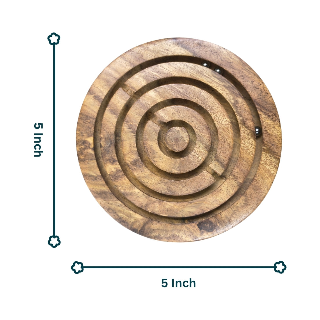 Wooden Labyrinth Game | Handmade Wooden Maze Puzzle Board Game
