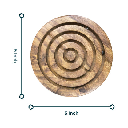 Wooden Labyrinth Game | Handmade Wooden Maze Puzzle Board Game