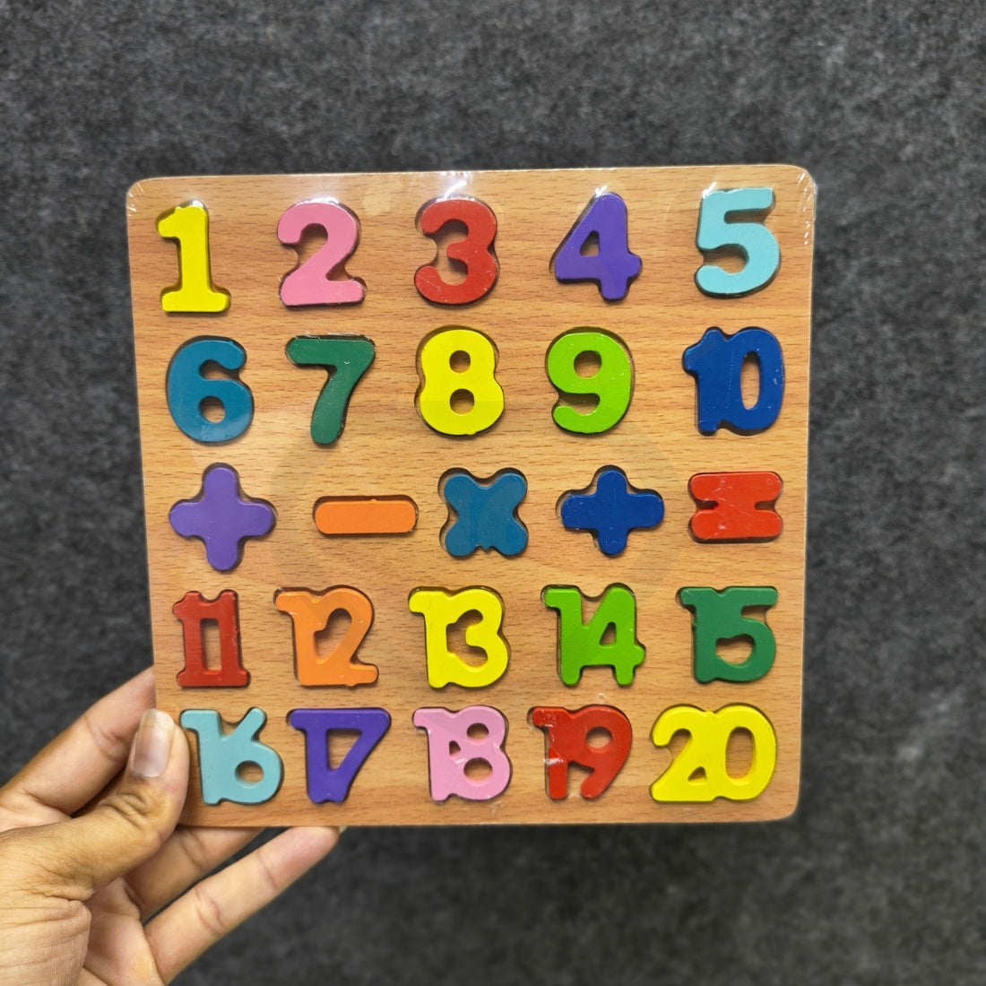 Wooden Educational Puzzle Board Set for Kids | Alphabet, Numbers & Shapes Learning Toy (3 PCS)