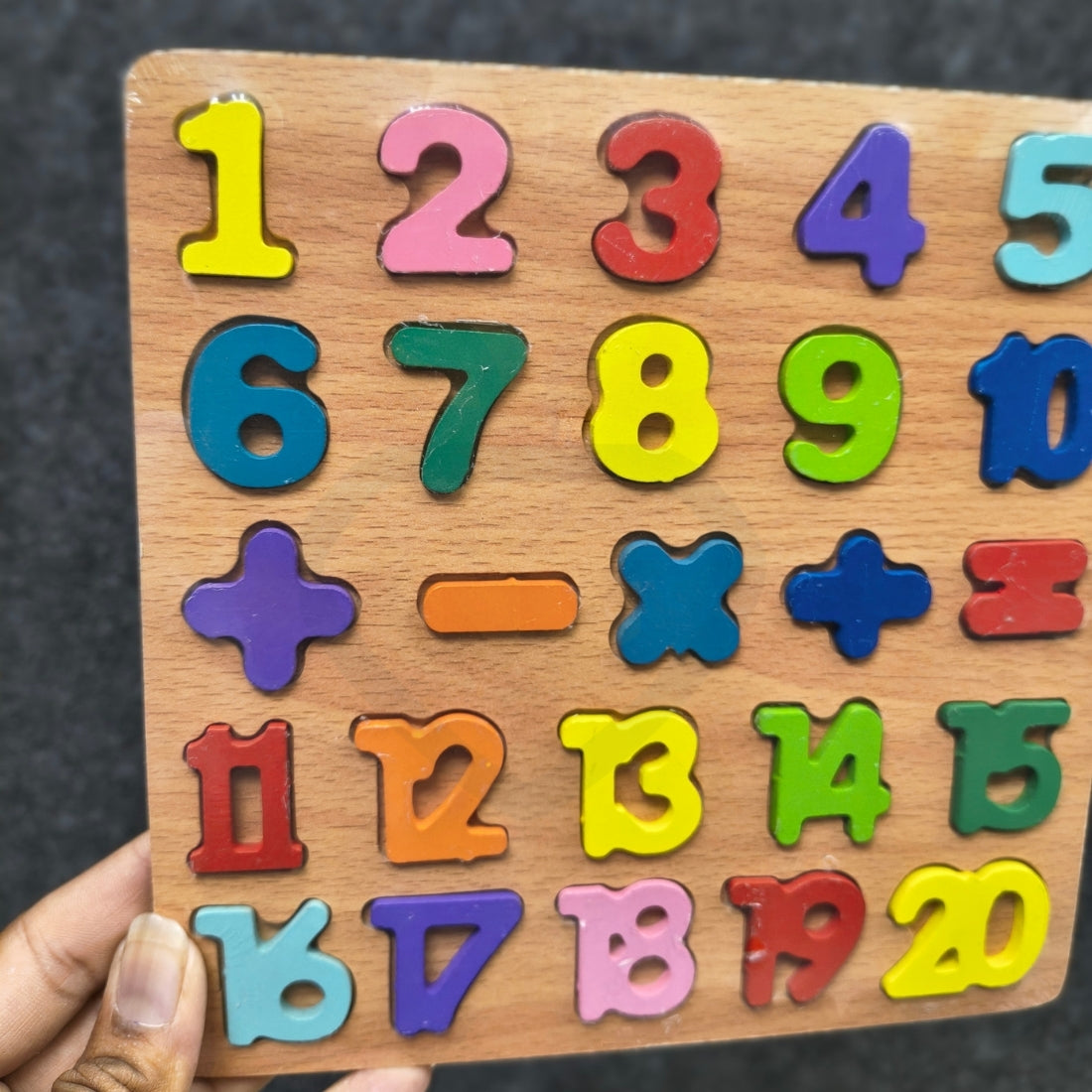 Wooden Educational Puzzle Board Set for Kids | Alphabet, Numbers & Shapes Learning Toy (3 PCS)