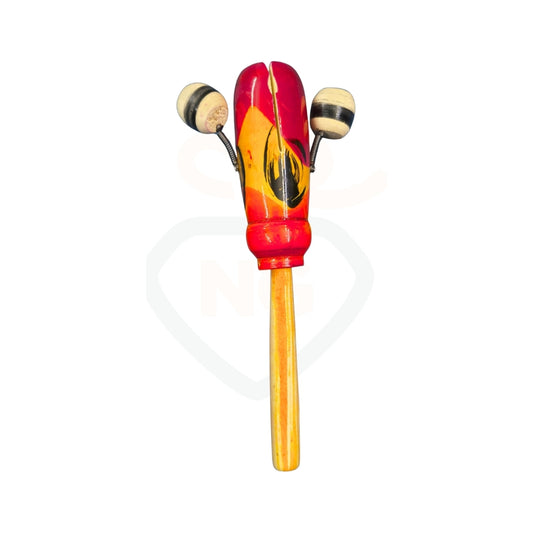 Wooden Tik Tik Rattle Toy for Babies | Handheld Sound Toy