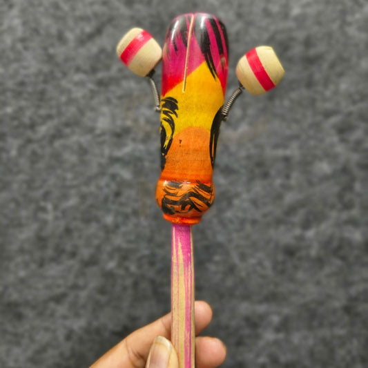 Wooden Tik Tik Rattle Toy for Babies | Handheld Sound Toy