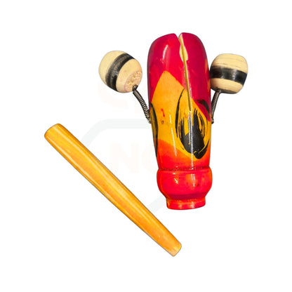 Wooden Tik Tik Rattle Toy for Babies | Handheld Sound Toy