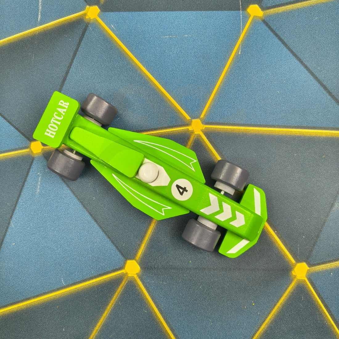 Wooden Race Car Toys for Kids | Handmade Racing Car Toy | Non-Toxic Wooden Toy Car | Safe & Durable | Nivaaro
