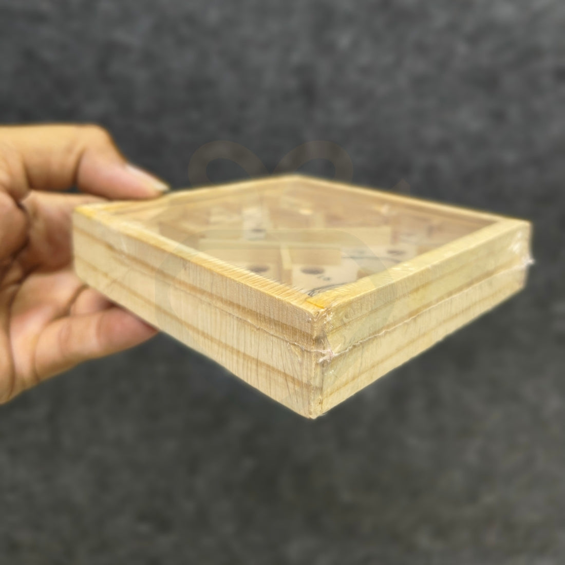 Wooden Maze Puzzle Game for Kids | Handheld Brain Teaser Toy | Montessori Wooden Toy | Nivaaro