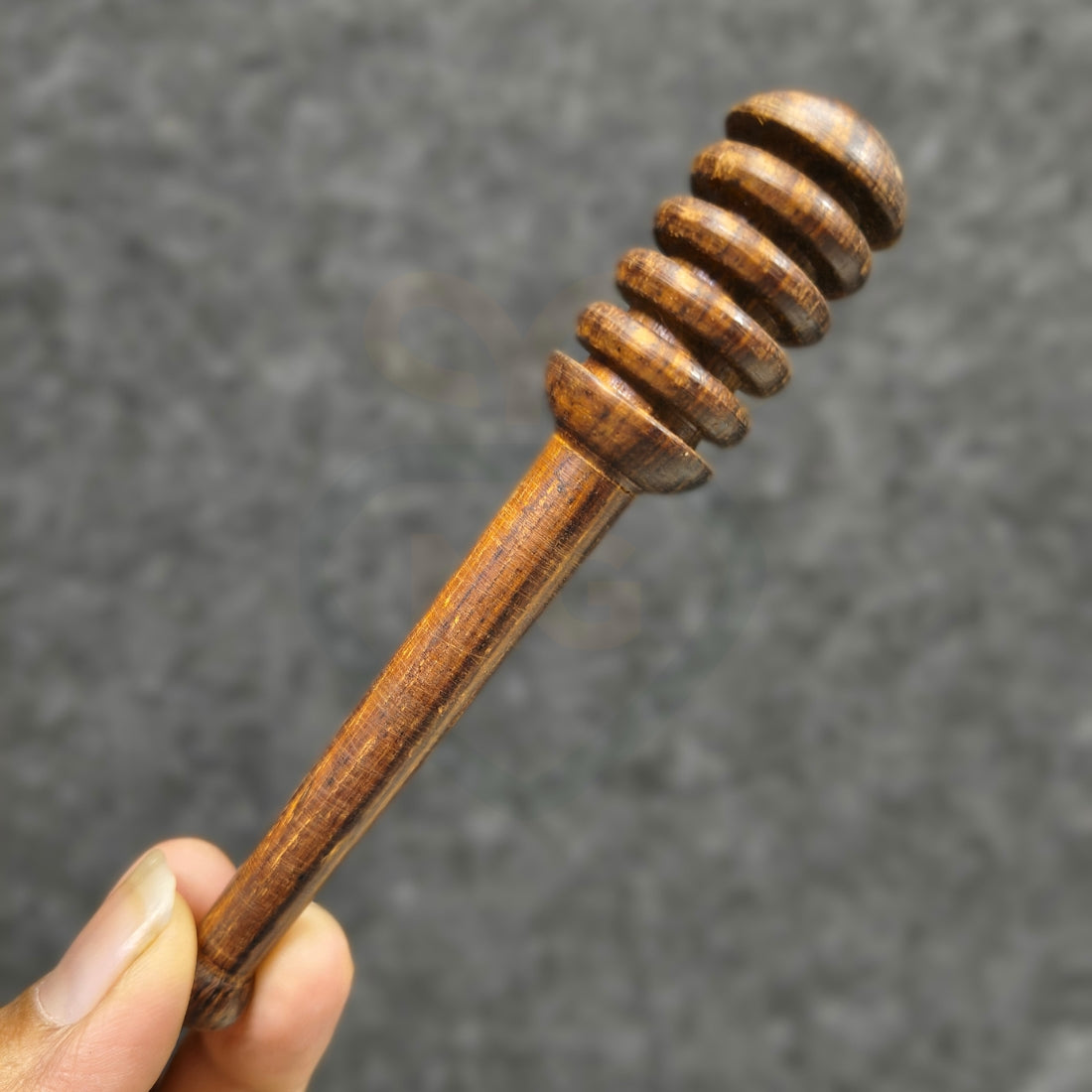 Wooden Honey Dipper Stick – Natural Honey Drizzler for Kitchen, Tea & Gifts (5 Inch)