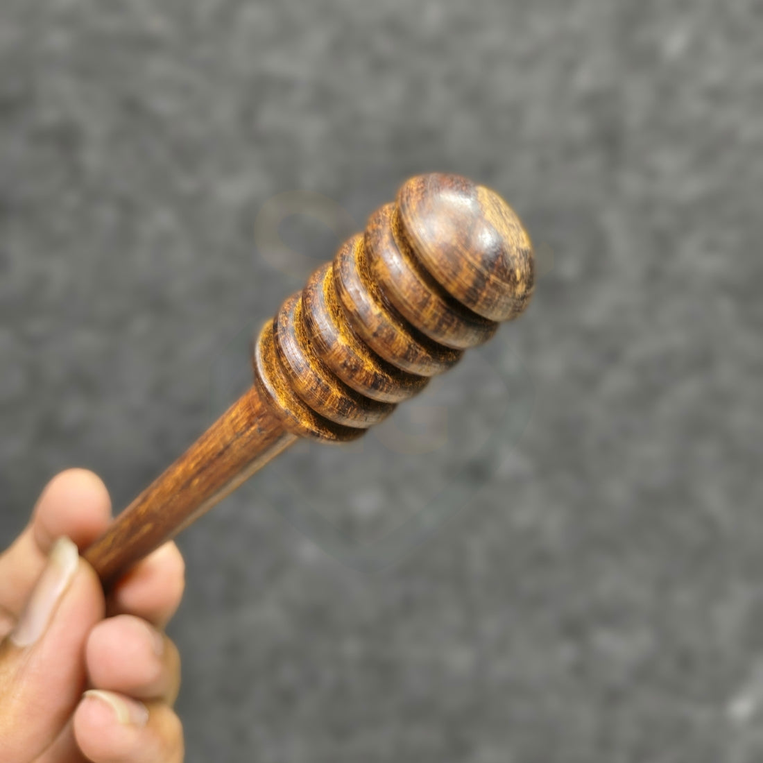 Wooden Honey Dipper Stick – Natural Honey Drizzler for Kitchen, Tea & Gifts (5 Inch)