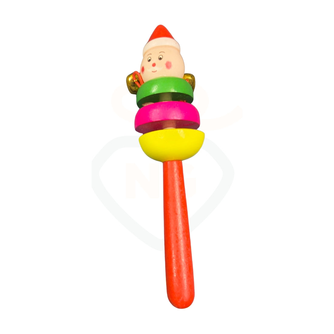 Eco-friendly Santa baby rattle toy