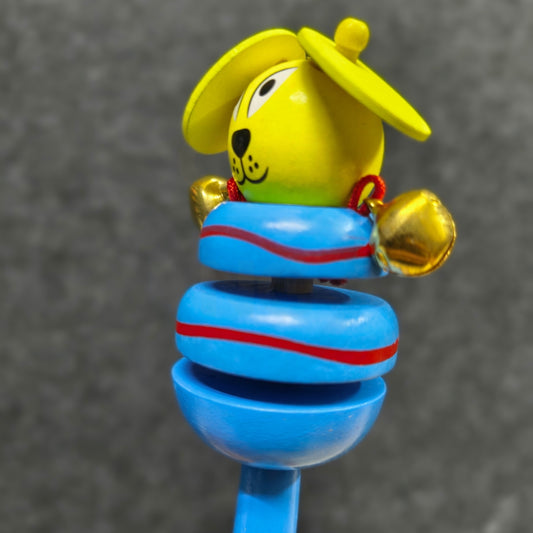 Handmade wooden sensory toy for babies
