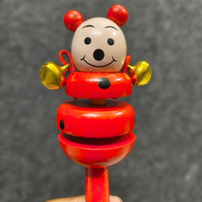 Handmade wooden baby sensory toy