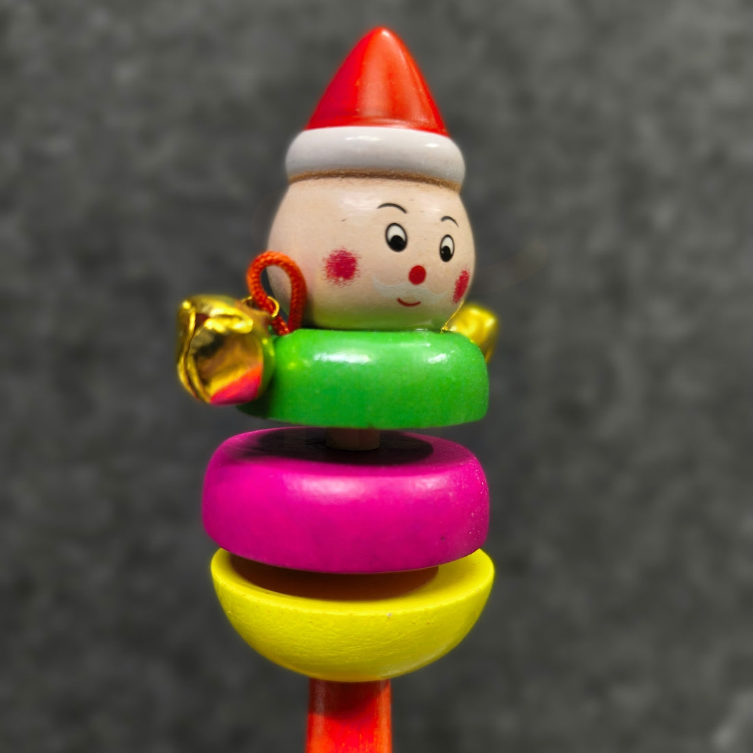 Montessori wooden baby toy with bells