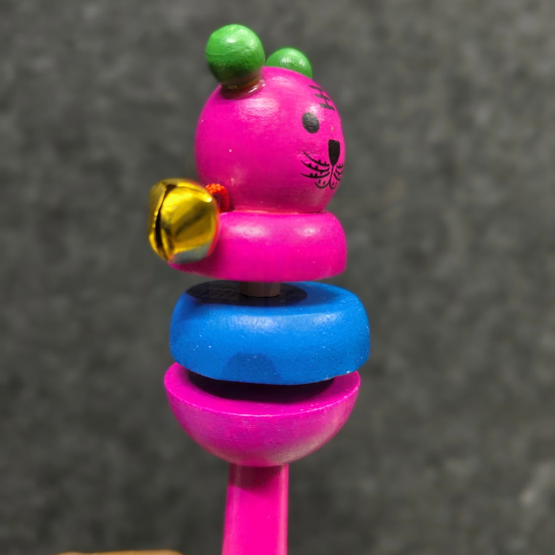 Eco-friendly baby wooden rattle