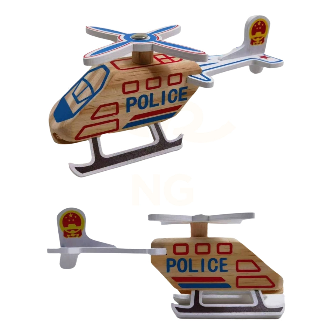 Wooden Toy Helicopter for Kids | Montessori Learning Helicopter Toy