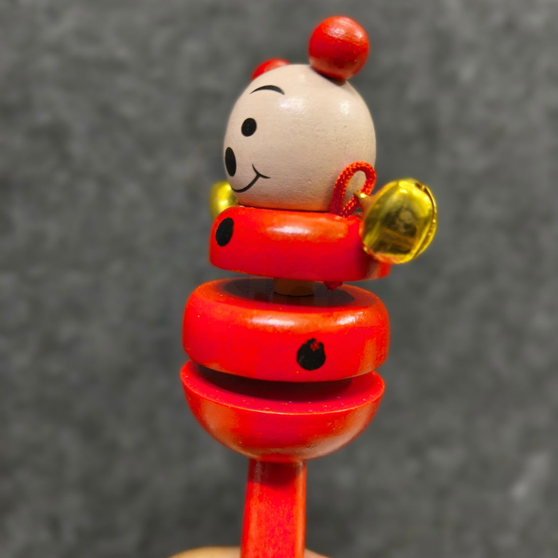 Eco-friendly wooden rattle for babies