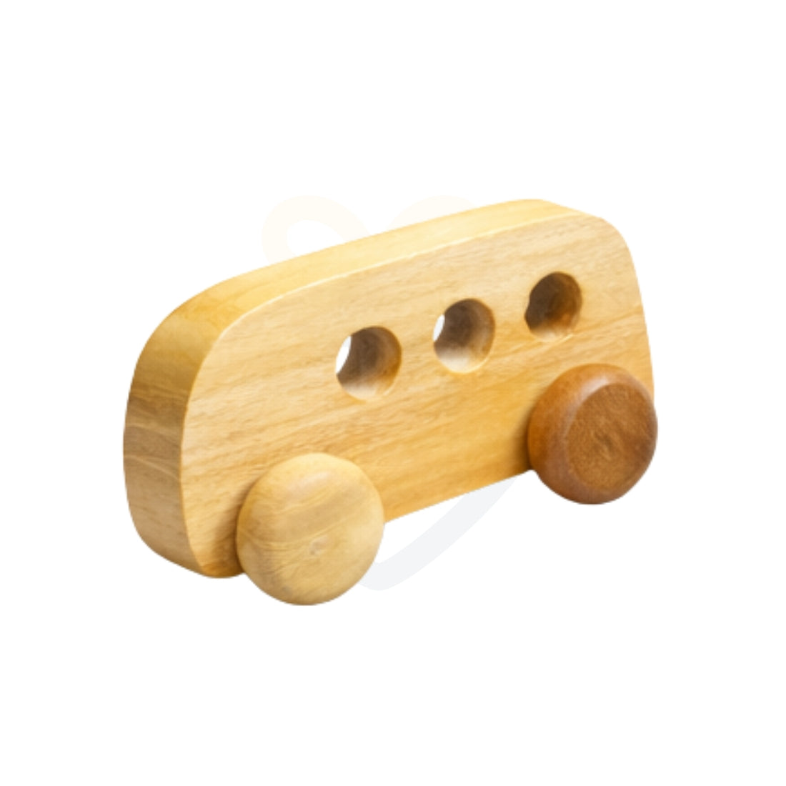 Wooden Toy Vehicles Set for Kids | Car, Jeep & Bus | Handcrafted Montessori Learning Toy