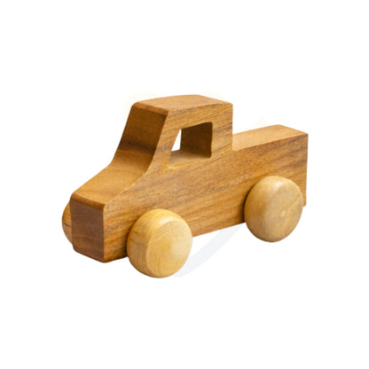 Wooden Toy Vehicles Set for Kids | Car, Jeep & Bus | Handcrafted Montessori Learning Toy